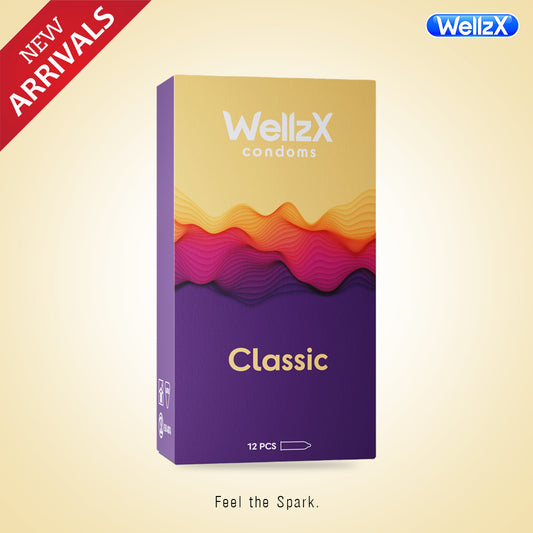 WellzX Condoms Classic 12Pcs